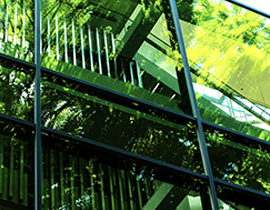 Edificio con muchas plantas