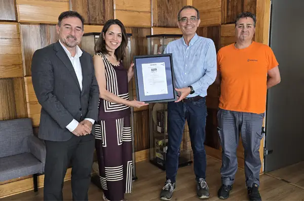 Solidus San Andrés logra el primer certificado AENOR para bobinas de cartón 100 % reciclado