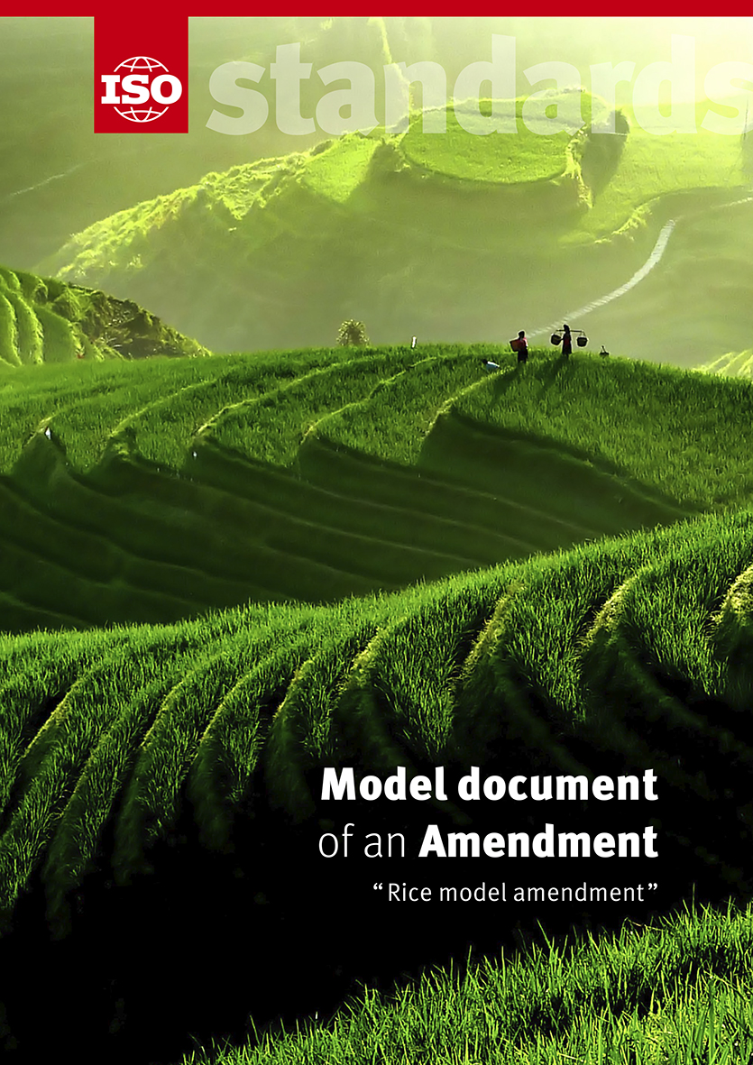 Model document of an Amendment “Rice model amendment”